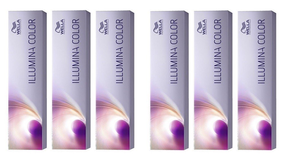 Wella Illumina Color 5/81 hellbraun perl-asch 6 x 60 ml Haarfarbe IC