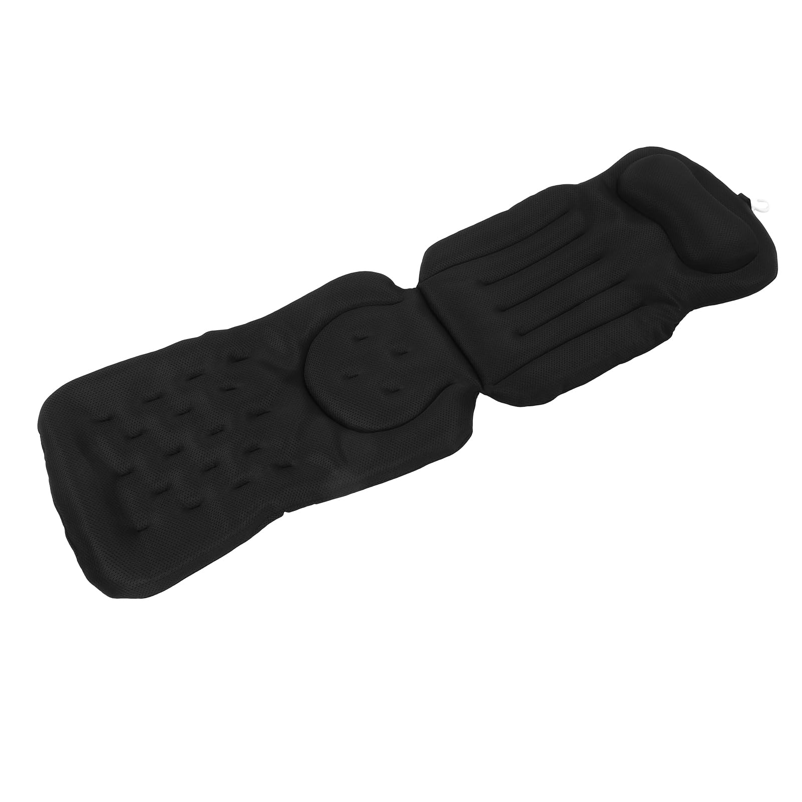 Poduszka do Kąpieli Całego Ciała, Ergonomiczne Podparcie Szyi i Pleców, Lekka Poduszka Spa z Tkaniny Siatkowej 4D Zapewniająca Wygodne Zanurzenie (BLACK)