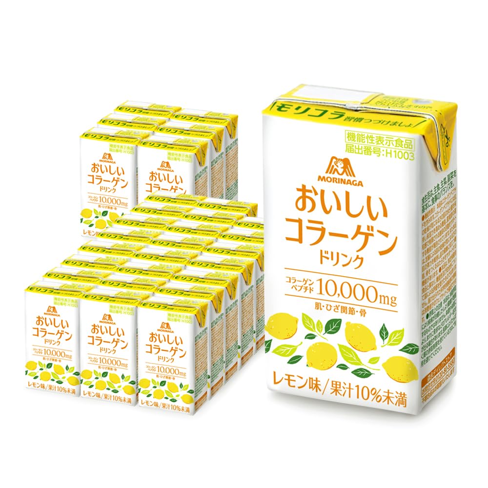 Amazon | 森永製菓 おいしいコラーゲンドリンク 125ml 30本 レモン味