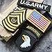 Produktbild Iriisy 4 Stück 101 Airborne U.S Army Gestickt Patch Amerika Militär Cosplay Klettabzeichen Rucksack Mantel Flicken Bestickter (Bunt)