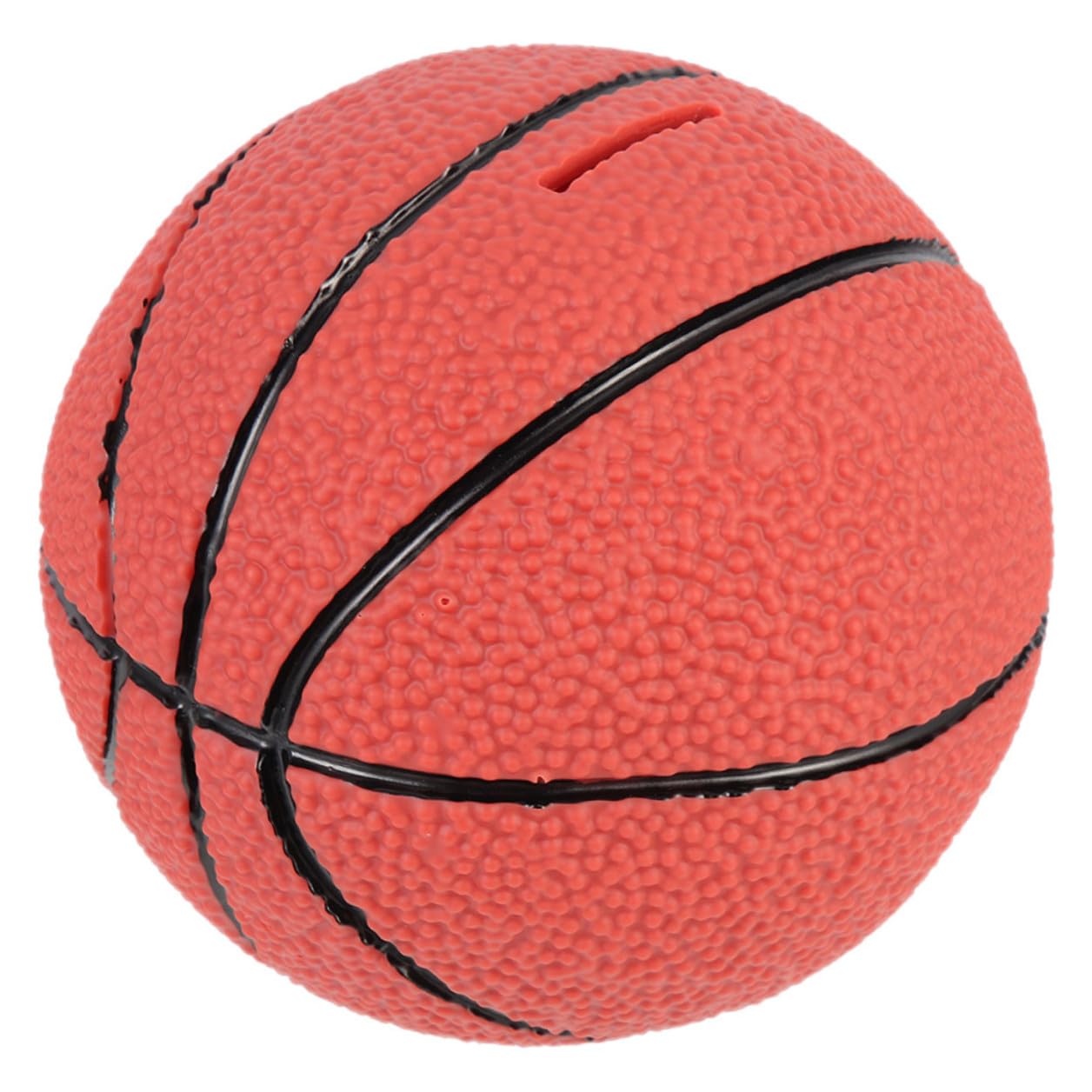Salvadanaio Grande Capacità in Vinile a Forma di Pallone da Calcio Rosso Riutilizzabile e Sicuro, per Decorazione e Uso Quotidiano