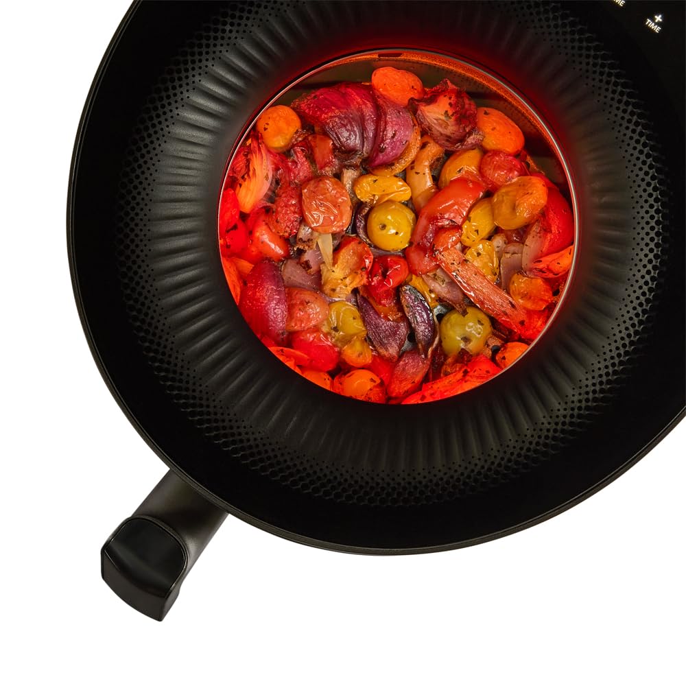 Russell Hobbs Freidora de Aire, 5 L, 10 Programas Preestablecidos, con Ventana de Visualización, Freidora sin aceite, Freír, Gratinar, Asar, Hornear, Recalentar, Max 200℃, Cesta Apta para Lavavajillas
