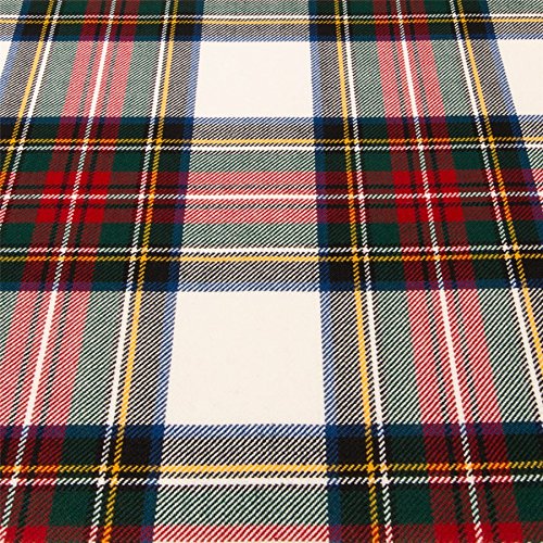 Tissu Stewart Dress Modern Tartan 10oz léger pour vêtement sans lourdeur