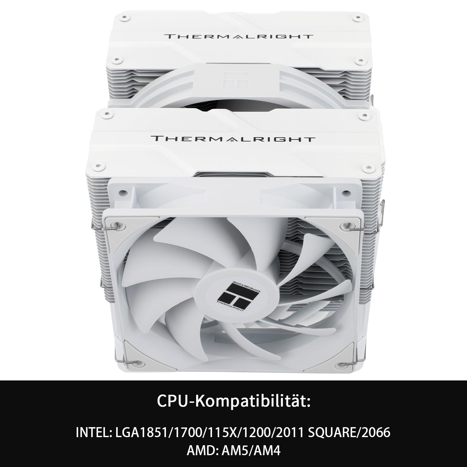 Thermalright Peerless Assassin 140 biała chłodnica procesora, technologia 6 Heatpipes AGHP, wentylator Dual PWM o prędkości 1500 obr./min, podwójna chłodnica wieżowa, do AM5/AM4 i Intel LGA 1700/1851
