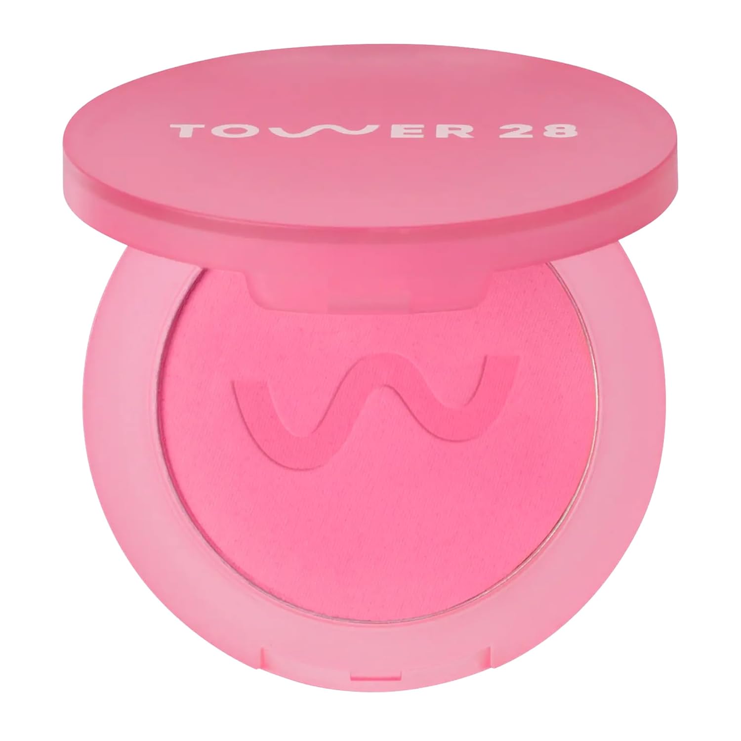 Tower 28 GetSet Matte Powder Blush for Cheeks - 12-Hour Setting Blush Powder for Smooth, Blurred Skin - Talc-Free, Sweat-Proof Face Blushes - Makeup for Sensitive Skin - Malibu Cooler (1.13 oz)