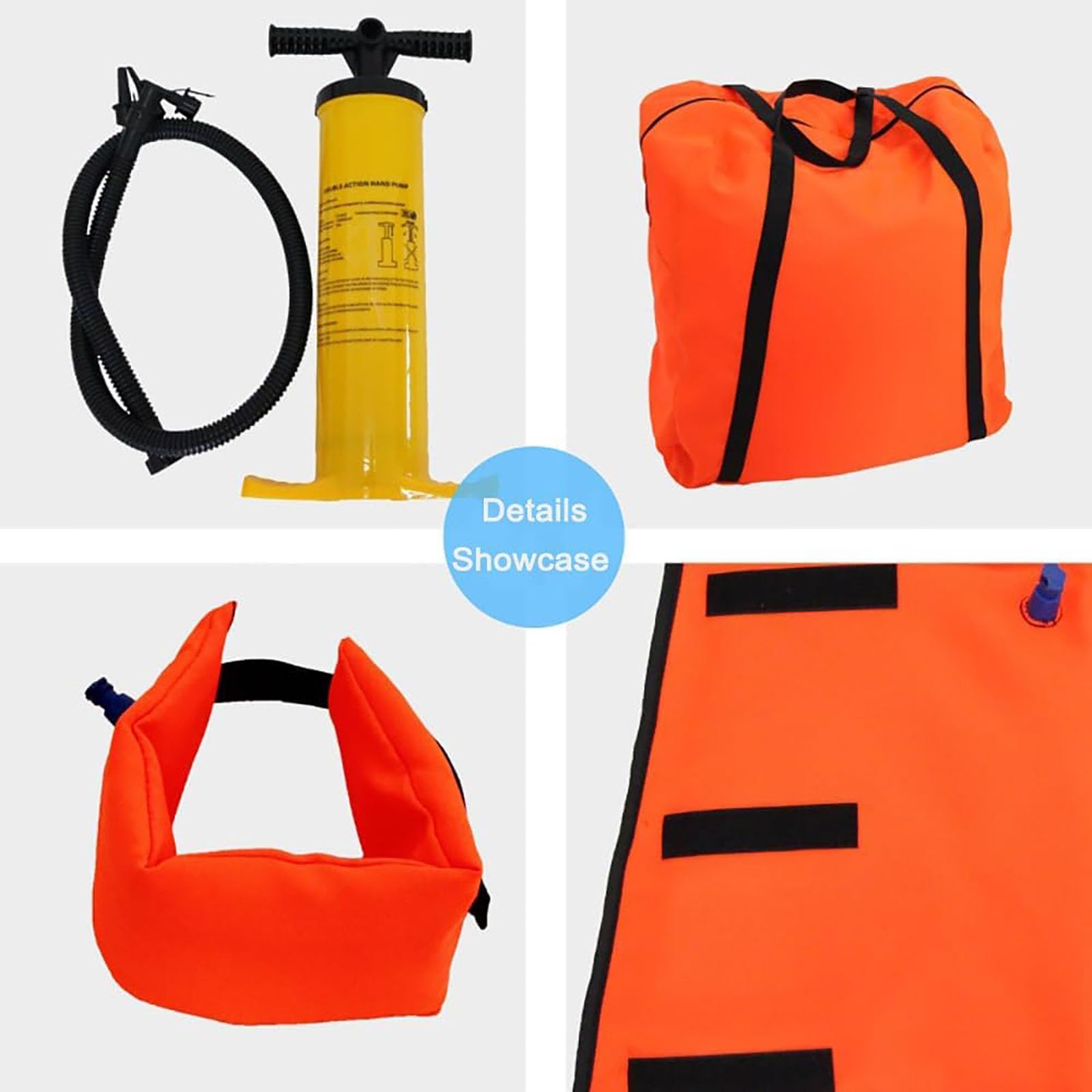 Attelle gonflable de premiers secours, peut être radiographiée, combinaisons multiples, attelle d'immobilisation de fracture osseuse sous vide avec pompe, kit d'urgence de premiers secours pour le cam