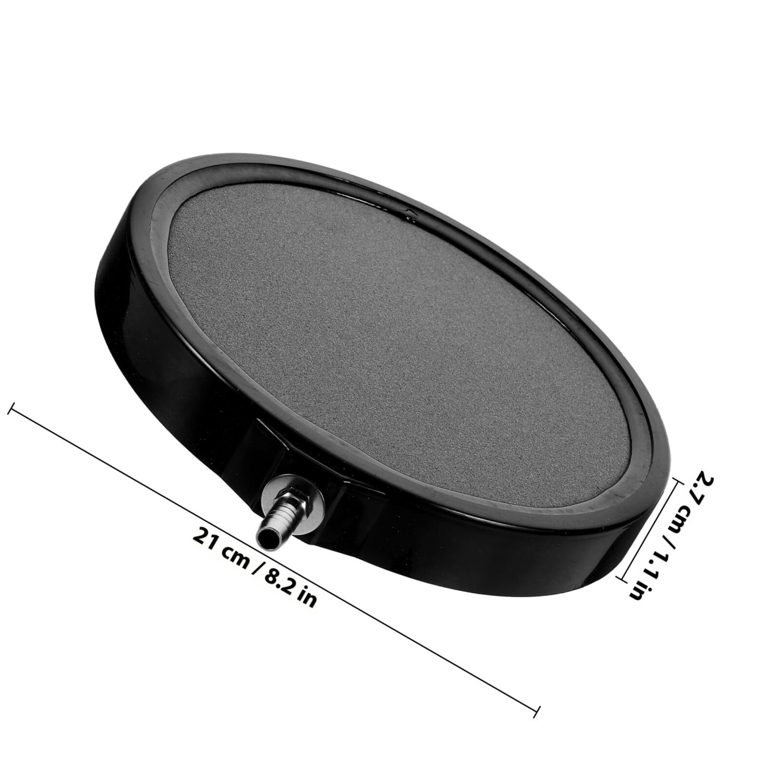 Milisten Diffuseur à Bulles pour Aquarium, Pierre à Air en Disque 21 Cm, Pierre à Oxygène pour Aquarium d'eau Douce et Marine, Accessoire pour Pompe à Air, Solide Aléatoire