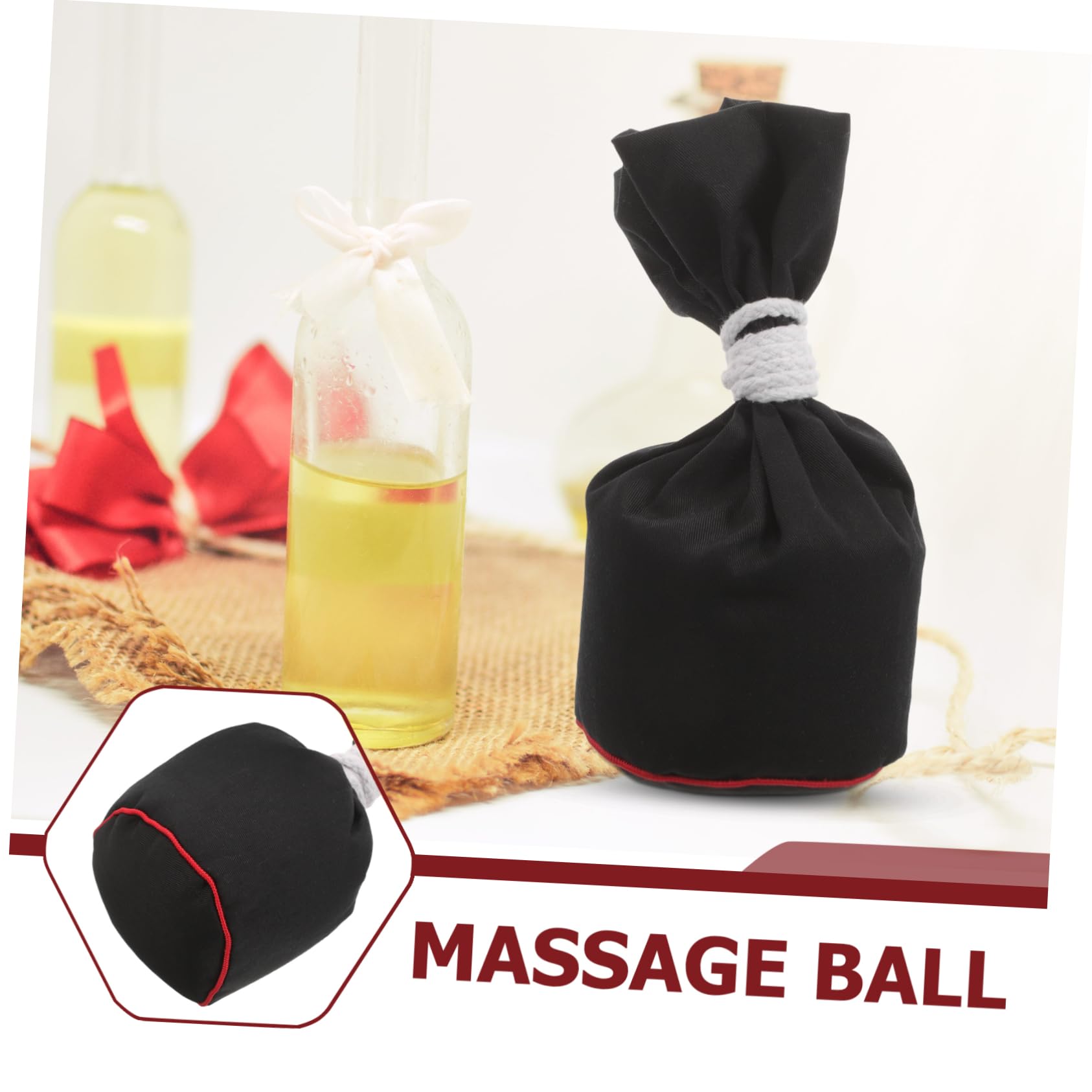 Kräuterball 2 Stück aus Stoff als Wärmesack für Massage und Moxibustion