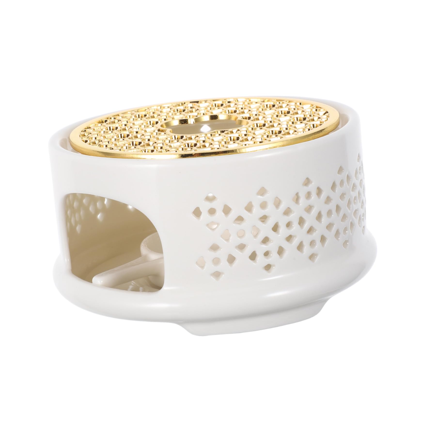 Chauffe-théière en Céramique avec Support à Bougie Chauffe-Plat