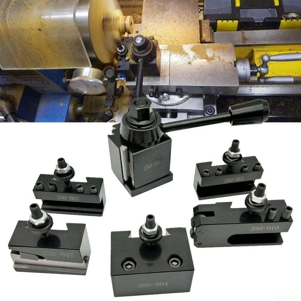 Für Drehmaschine Werkzeug Schnellwechselhalter Perfekt für schnelle Werkzeugwechsel in der CNC-Bearbeitung (250-000)