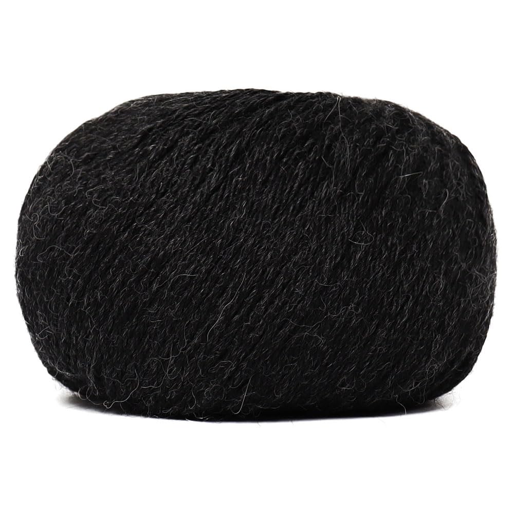 Juego de 3 madejas de lana de alpaca para bebé, 100% lana