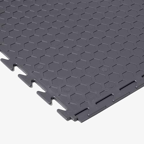 Miniatura 6 de IncStores 0.177in de espesor Flex Nitro entrelazado para piso de garaje  Suelo de plástico flexible para un garaje más fuerte y seguro, taller,