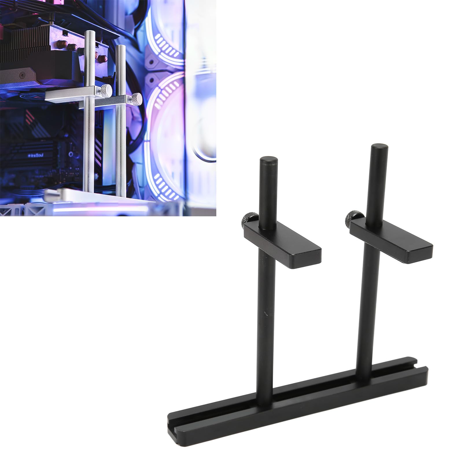 Staffa Di Supporto GPU In Alluminio – Regolabile, Con Magnete, Per Schede Grafiche