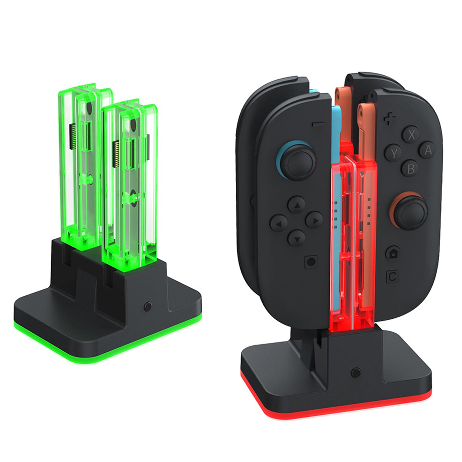 Stacja ładująca do kontrolerów Switch2 Uchwyt magnetyczny Podwójna orientacja Oświetlenie RGB Wskaźnik LED Kabel typu C