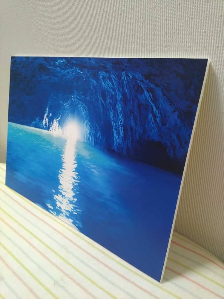 象嵌細工　イタリア製　壁掛け　青の洞窟 象嵌細工 イタリア製 壁掛け 青の洞窟