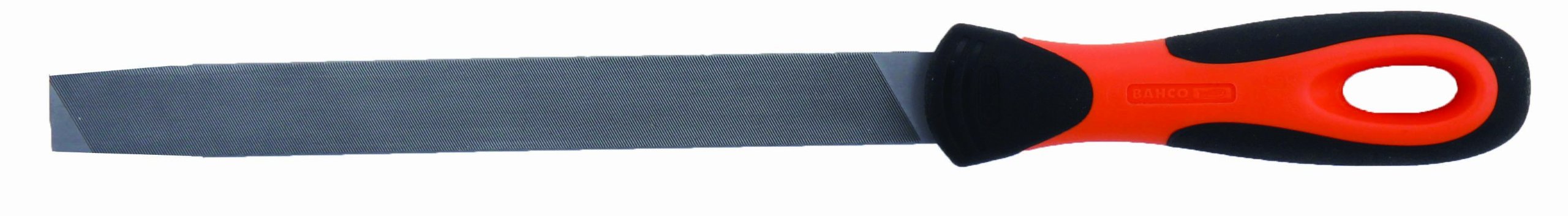 BahcoMill File 2 Flat Edges, Red/Black, 1-143-08-1-2