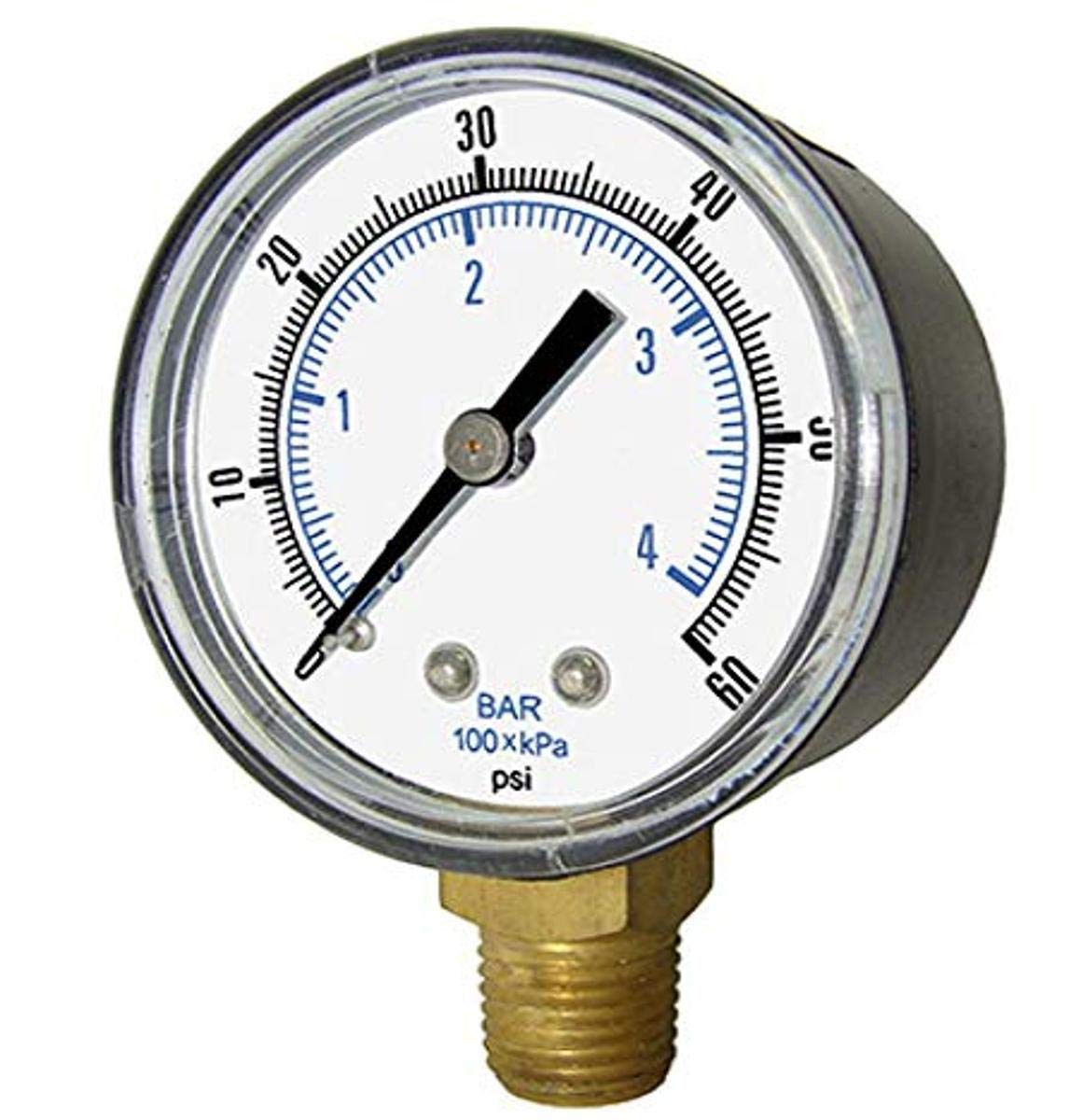 PIC GaugesSEP-101D-204H Utility Gauge Plastic CASE, 3-2-3% Accuracy