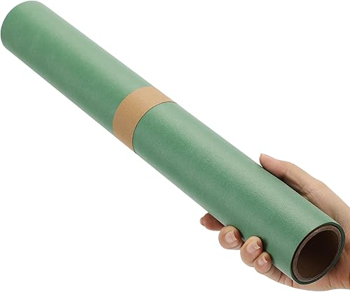 Vista 33 de Wooqu Paño de libro de piel sintética, base recubierta de poliuretano y no tejida, aspecto de cuero, suave, 17 x 29 pulgadas, para encuadernación