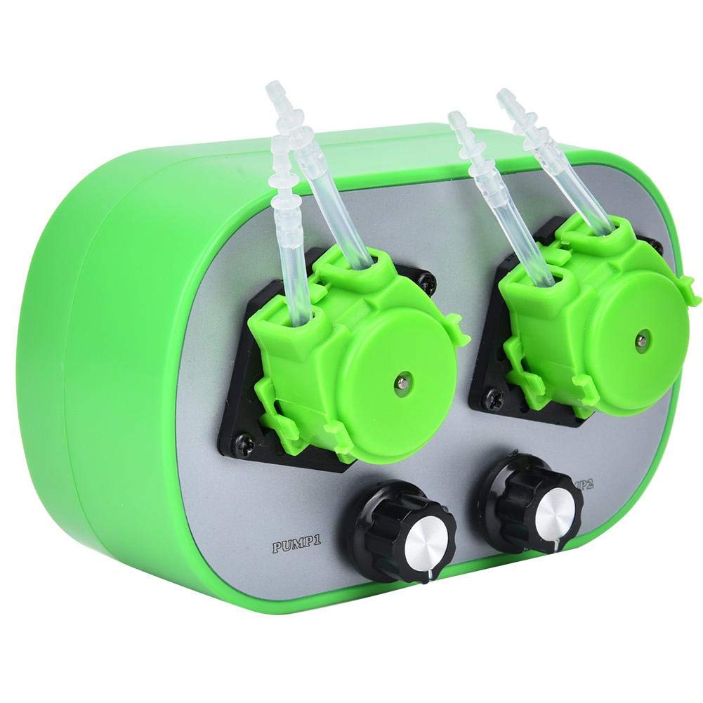 Bomba peristáltica, G628-2 Bomba peristáltica pequeña en miniatura Bomba autocebante automática 100-240V((9～53ml/min) *2 (G628-2-2))