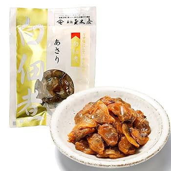 Amazon | 新橋玉木屋 白佃煮 あさり 佃煮 ご飯のお供 おつまみ