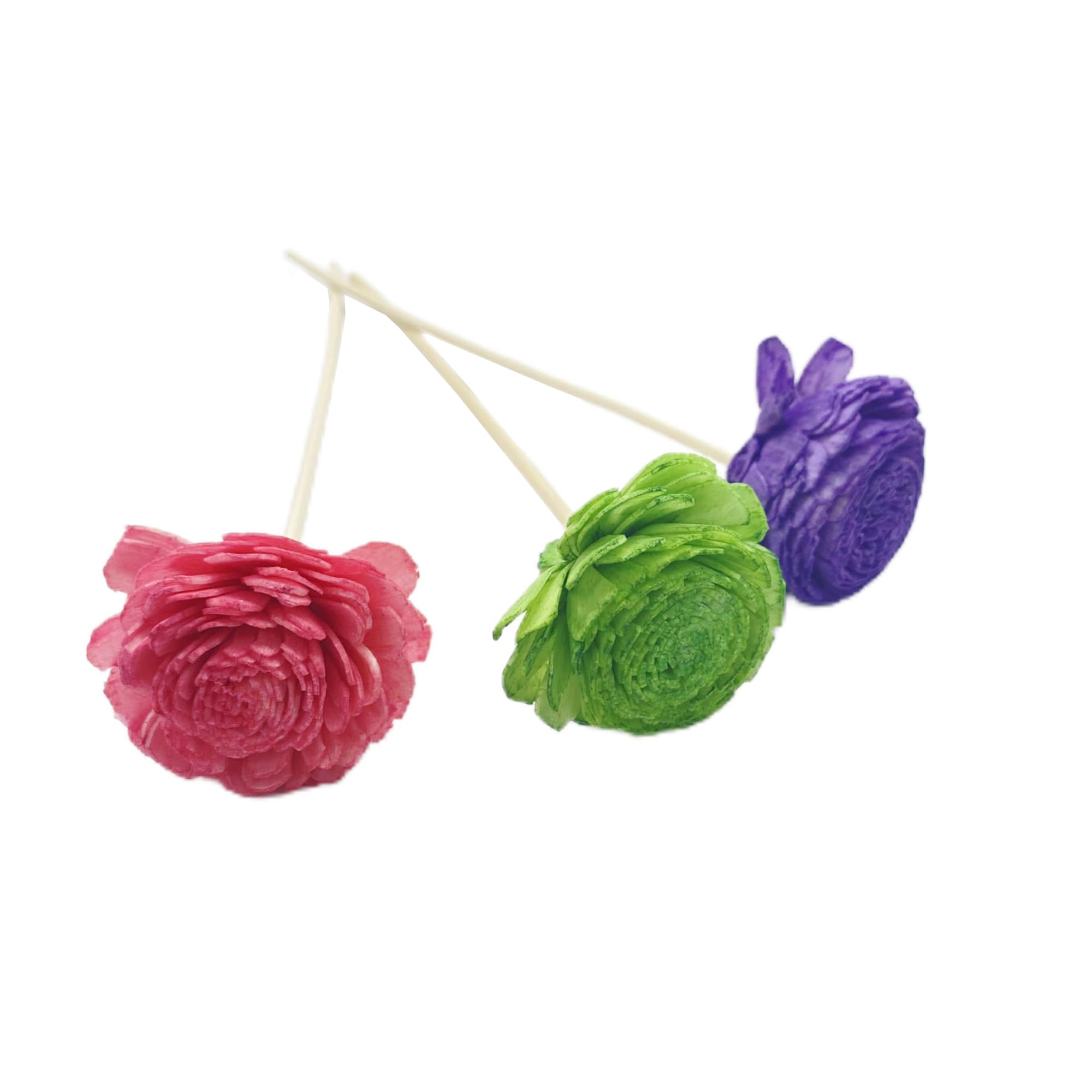 SKYPRO Artificial Flower Rattan Sticks Set Fireless Fragrances Reed Diffuser Stick Essential Oil Aroma Diffuser Sticks Diy Ornaments Home Decor - Style 8