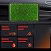 EONSMN Realistic Grass Dashboard Mat for Cars, 6x11 Inch Universal Anti-Slip Pad Decor, Heat Resistant Car Dash Accessory Organizer (1 Pack)