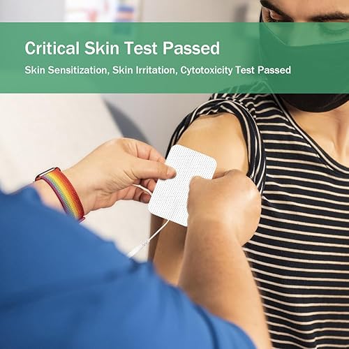 Miniatura 4 de TENS - 22 almohadillas de repuesto TENS para múltiples alivio del dolor, almohadillas de repuesto para electrodos compatibles con TENS 7000, AUVON,