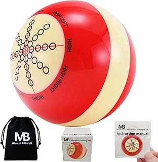 Billiards Cue Ball Pools Balls Practice Training Artifact with Training Guide Professional Cueballs for Precision Billiard...