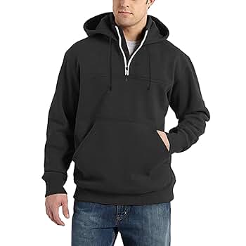 Amazon.com: xoxingysm Mens Tactical Hoodies 1/4 Zip Stand