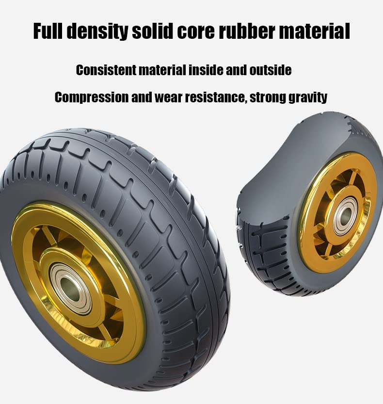 デュアルアクシスステアリングとブレーキ付きヘビーデューティー工業用キャスターホイール、耐摩耗性で静かなカート移動