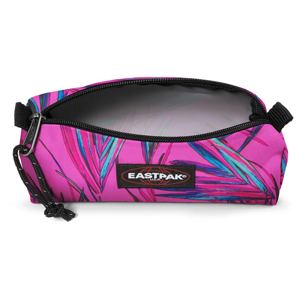 EASTPAK BENCHMARK Single Pencil Case - Brize Palm Pink -Pink — image 1