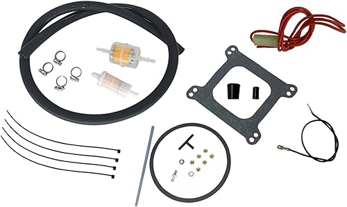 Miniatura 2 de 1801 Repuesto de carburador de 4 barriles para carburador Thunder AVS 500 CFM (estrangulador eléctrico)