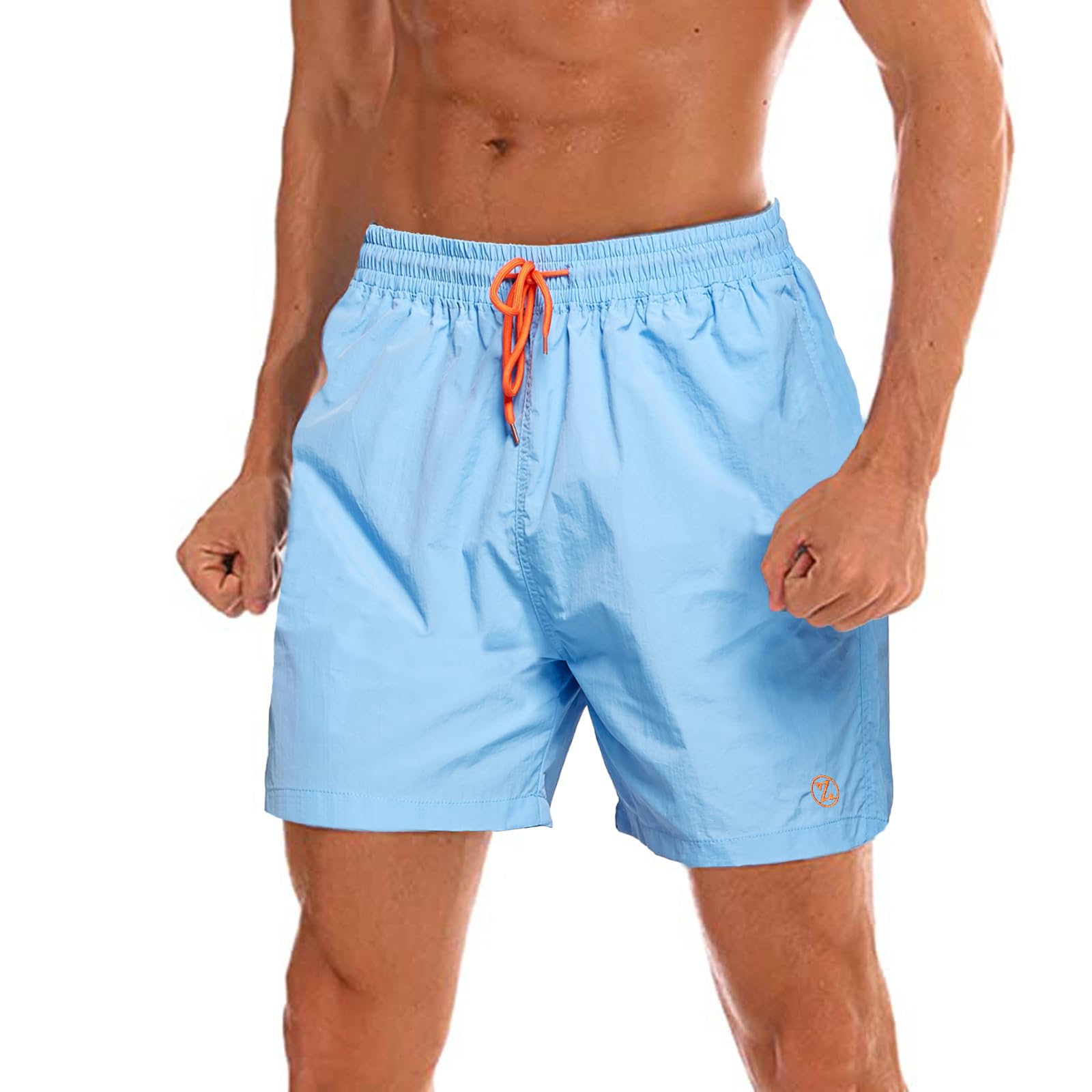 ZOXOZ Bañadores para Hombre con Bolsillo Surferos Impermeable Secado Rápido con Forro de Malla