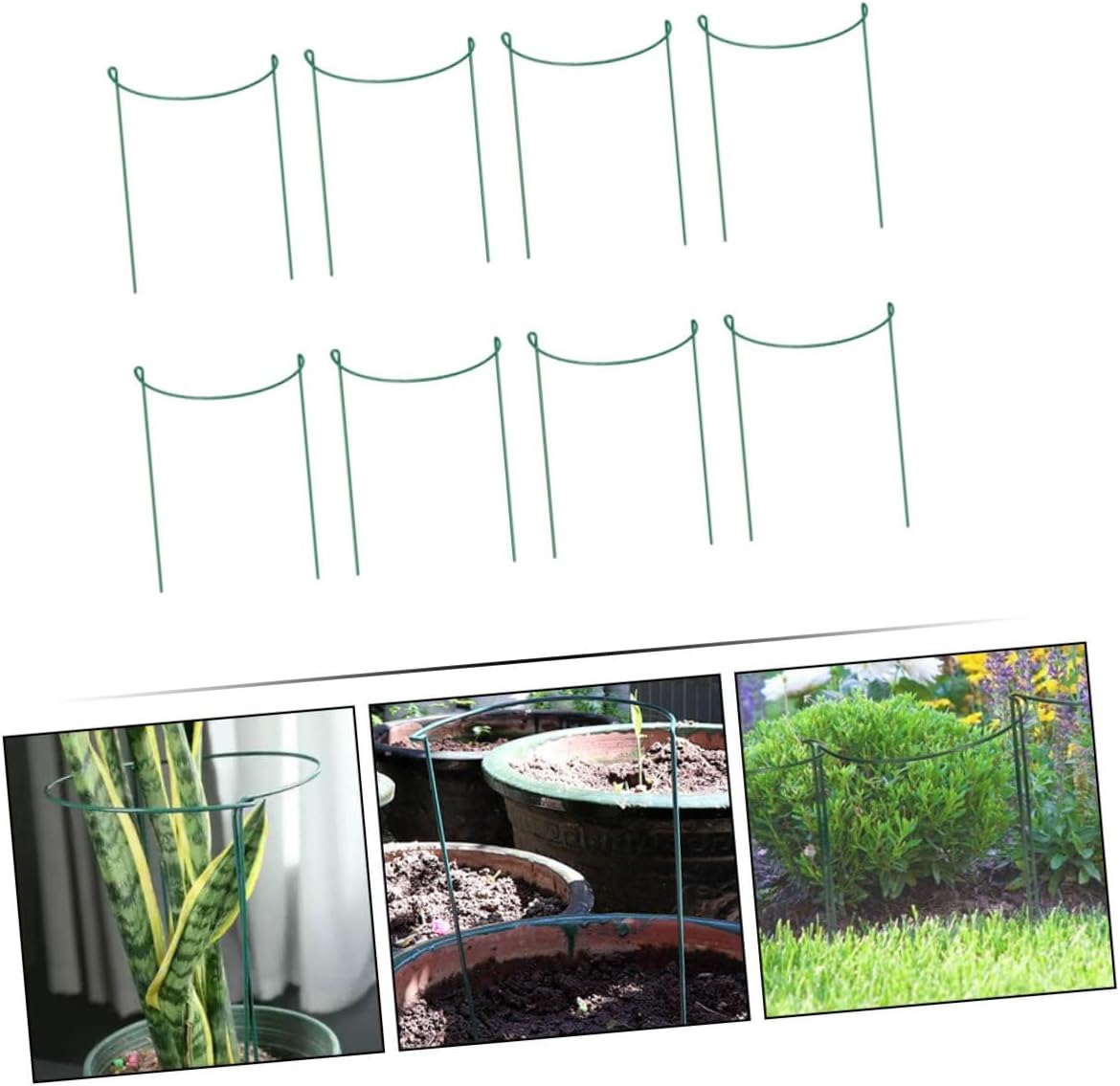 KESYOO 8pcs Small Plant Support Stakes for Climbing Plants Durable DIY Trellis and Potted Flower Support Garden Stakes for Healthy Growth and Elegant Display