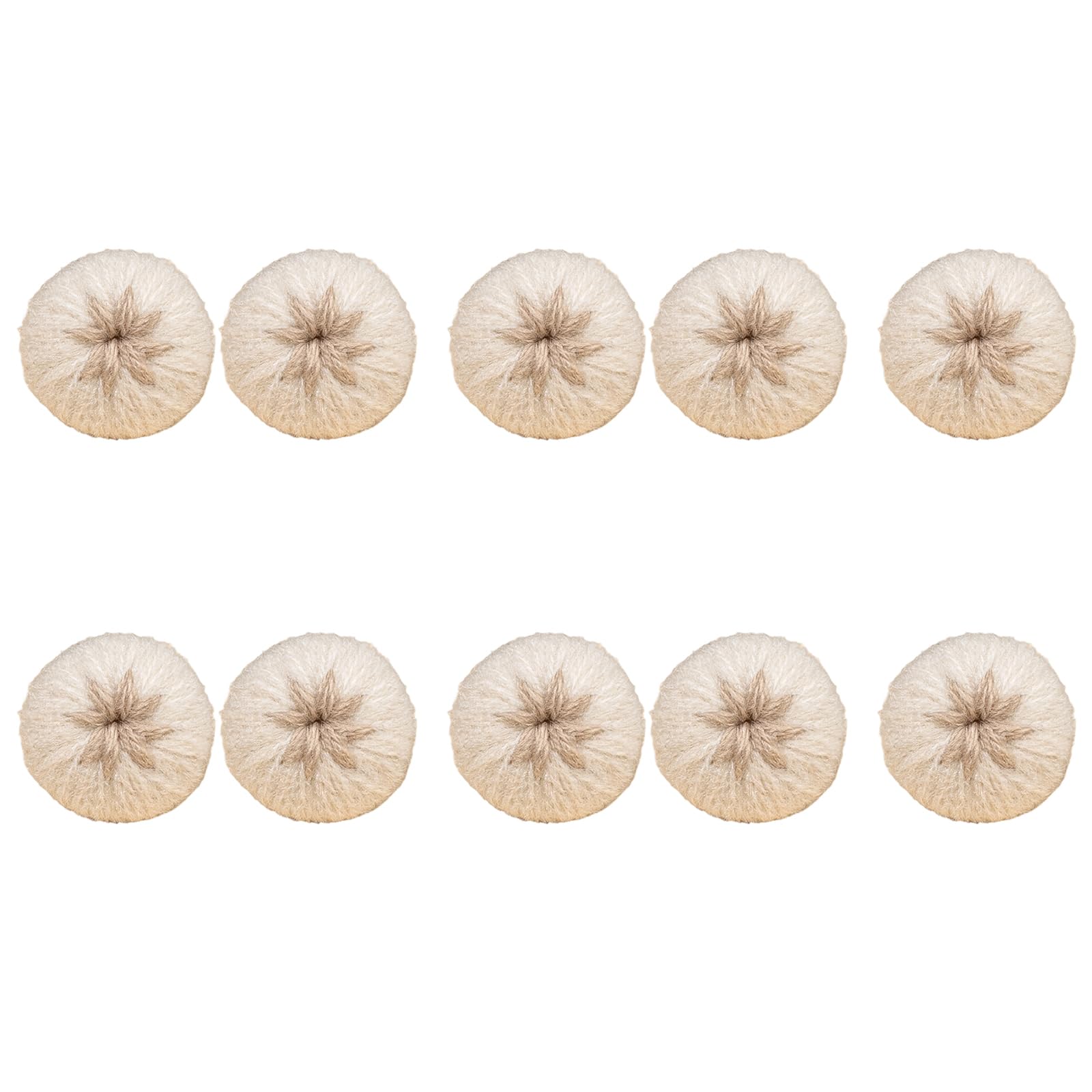 Jazuaiao Multipurpose Flower Yarn Button Safe Materials for Home Decoration Yarn Cherrys Flower Button