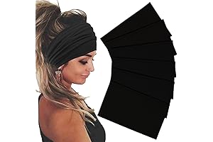 Klassy Head Band - 6 Pack Velvet Hair Bands