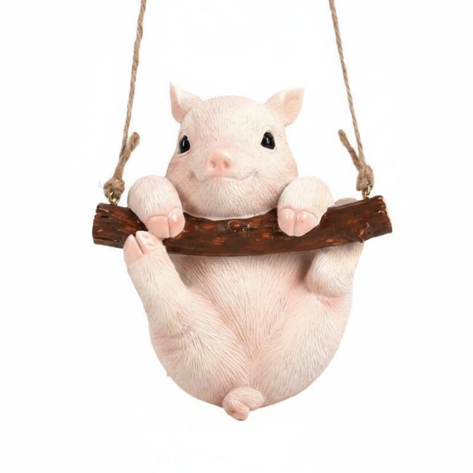 3 Pieces Pig Rope Hanger Cute Feline Rope Hanger Easy to Hang Hanging Pig Ornament for Balcony, Courtyard, Cute Pig Pendant | Home & Garden | Yard Garden & Outdoor Living-picture-32