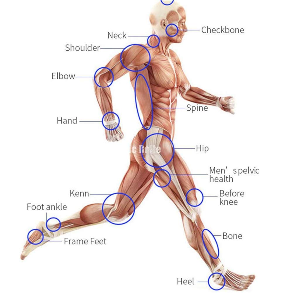 Macchina per Terapia Ad Onde D'urto ED Fisioterapia pneumatica ad Onde d'urto Massaggiatore Muscolare Profondo 12 modalità Touch Screen