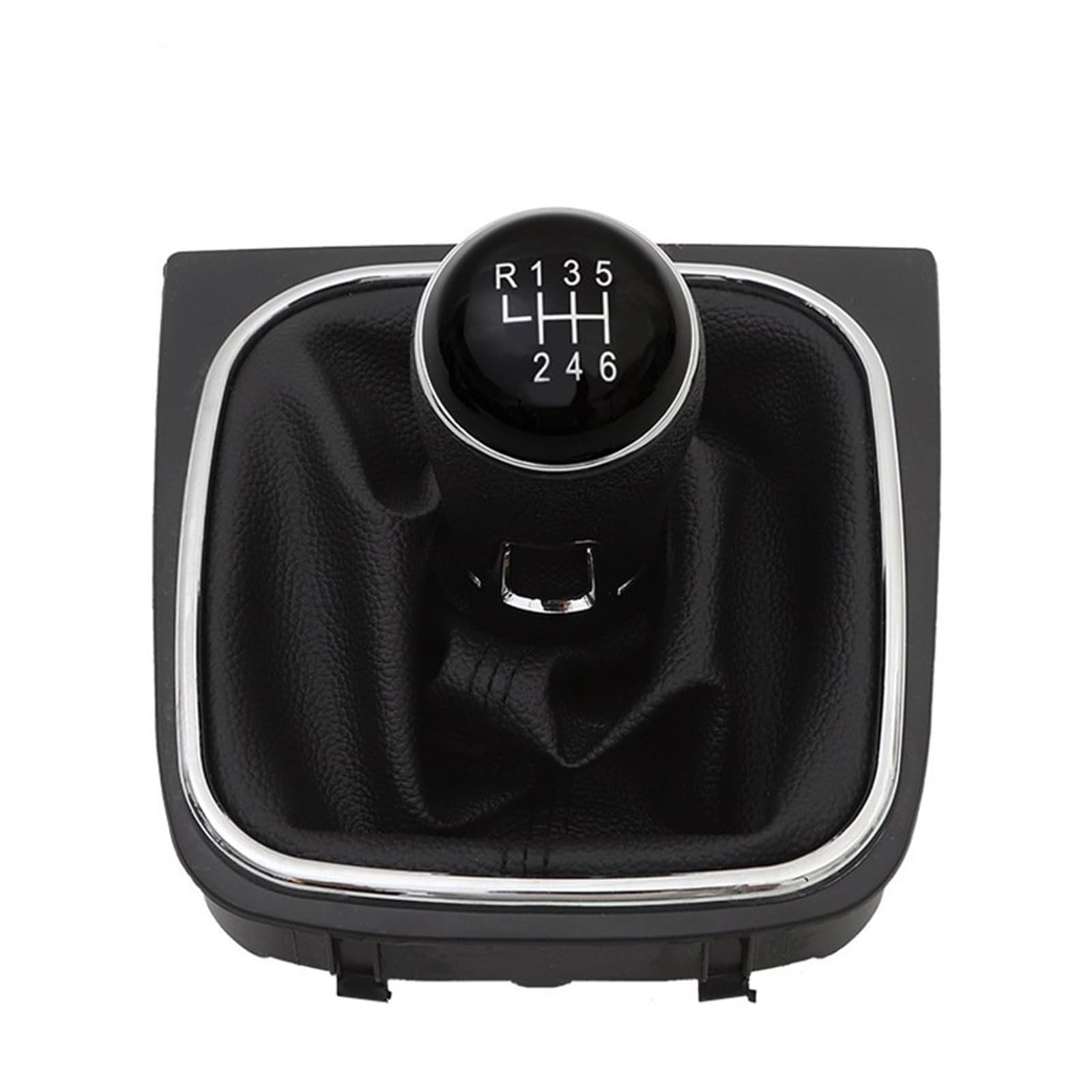 ZYINCEN Speed Gear Shift Knob for VW for Golf MK5 MK6 R32 for GTI 2004-2009 Manual Gear Shift Knob Shifter Lever Head Replace(Black,for 6 Speed)