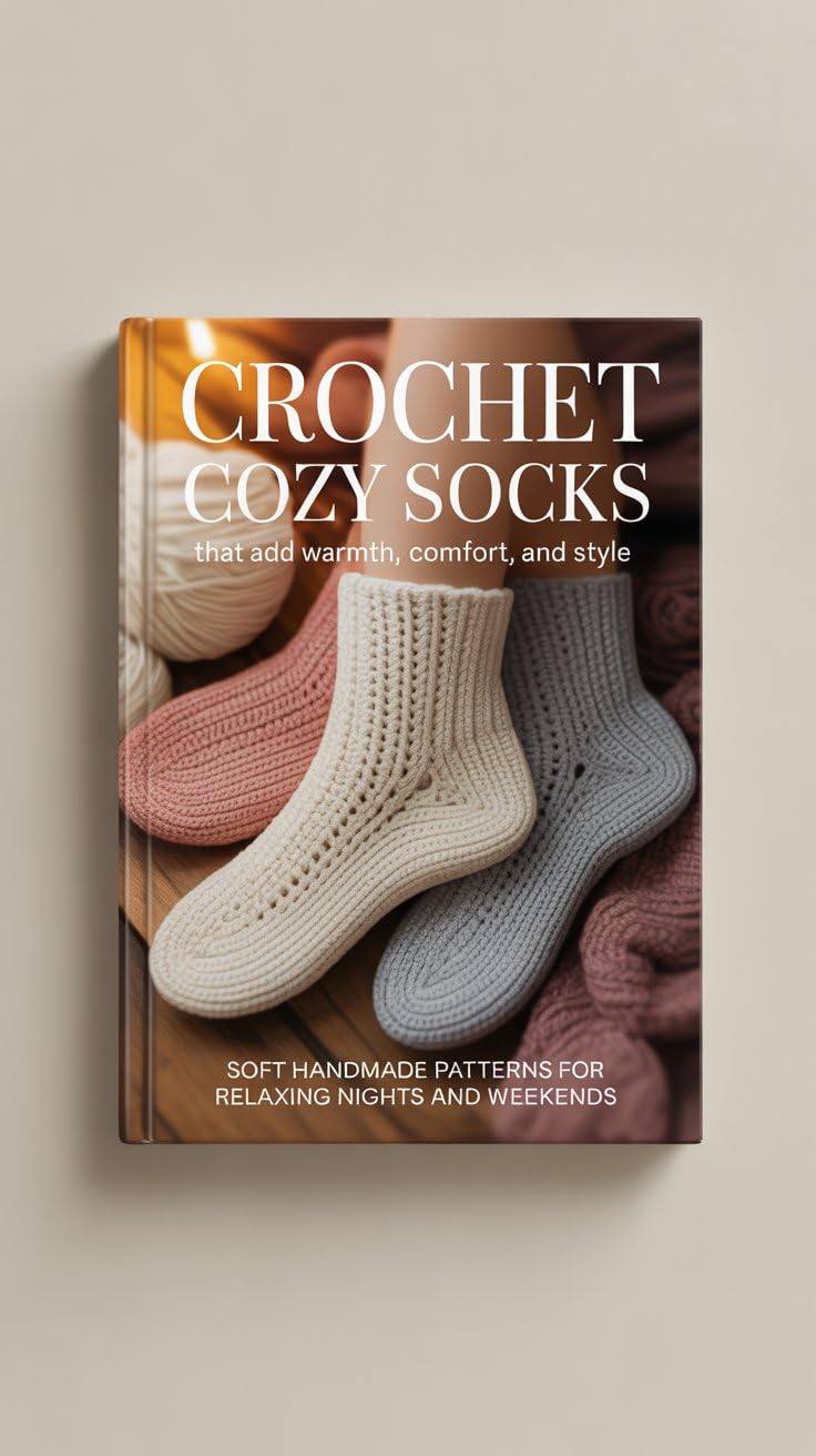 Crochet Cozy Socks That Add Warmth, Comfort, and Style: Soft handmade patterns for relaxing nights and weekends