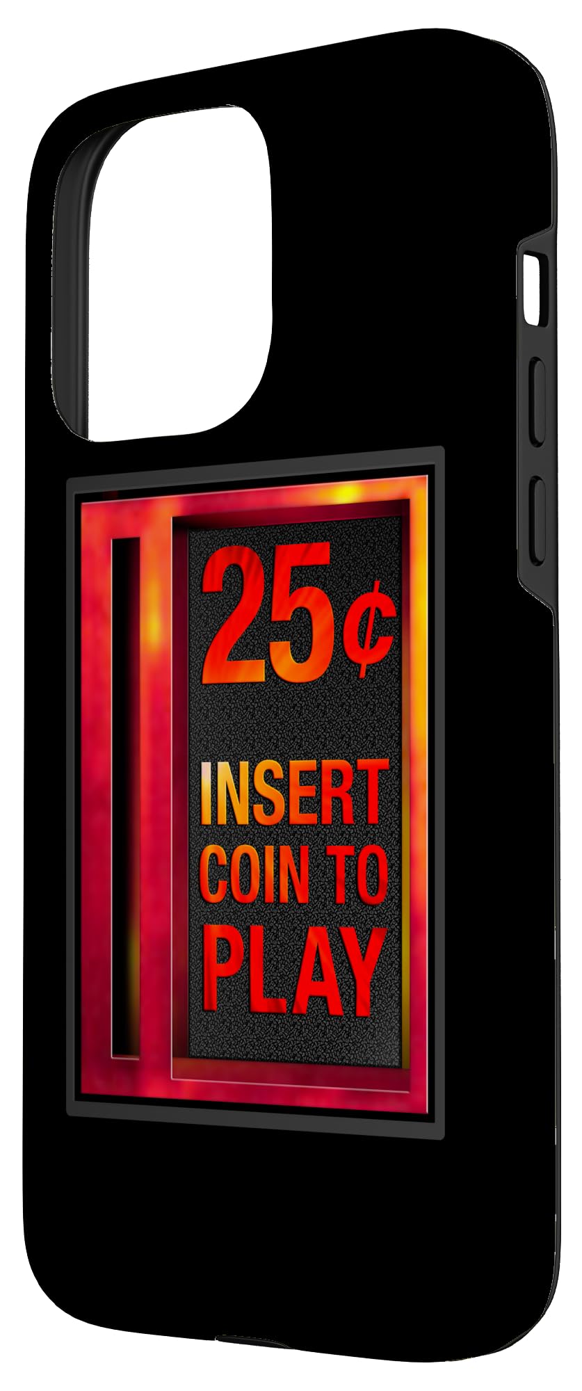 iPhone 15 Pro Max INSERT COIN TO PLAY Retro Arcade Game 25 Cents Coin Door Case - Image 2