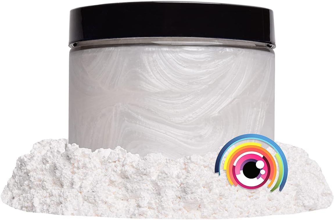 Eye Candy Pigments Premium White Mica Powder - Shiro White (50gr) - for Epoxy, Resin, Soap, Paint, Woodworking, Acrylic Pouring, Bath Bombs, Fishing Lures - DIY Arts and Crafts Additive - Image 4
