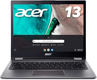 【Amazon.co.jp 限定】Chromebook クロームブック Acer ノートパソコン 13.5型 英語キーボード Spin 13 CP713 スティールグレイ グーグル Google CP713-1WN-A58P/E