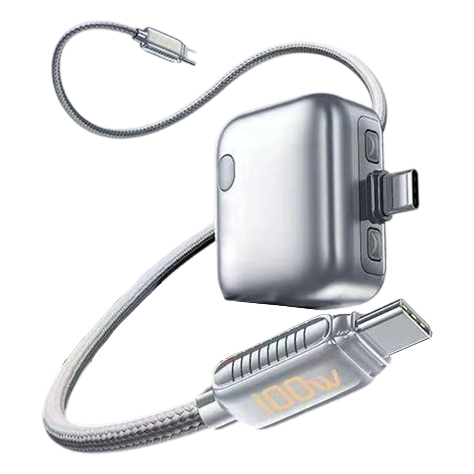 Caricabatterie Intelligenti da 140 W con Funzione spegnimento Automatico e Cavo Staccabile Splitter Ricarica Rapida per telefoni Tablet Laptop Protezione Batteria del Telefono