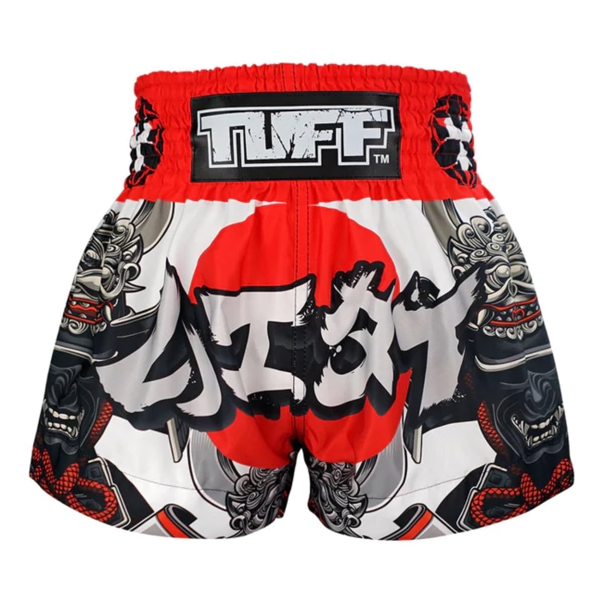 TUFF Sport Black/Red MS659 The Samurai of Siam Muay Thai Shorts