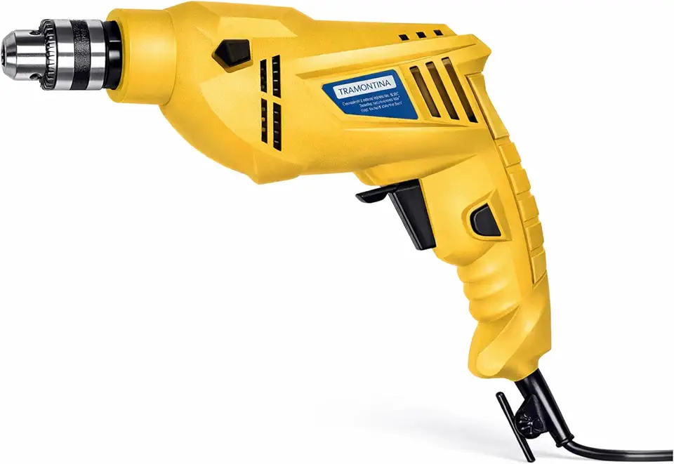 Furadeira De Impacto Tramontina 500 W 127 V 3/8 Polegada Com Sistema De Reversão De Rotação