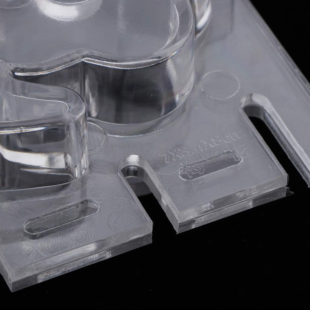 5 zestawów plastikowych form do świec w kształcie kwiatów, do samodzielnego wykonania świec, rzemiosła, 7 x 3,4 x 8 cm