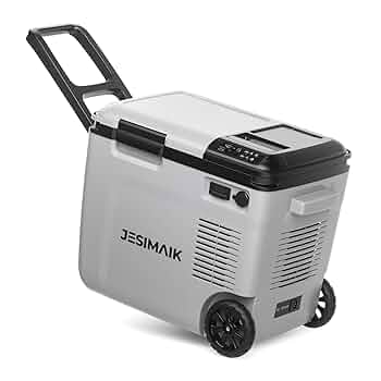 冷温庫 20L AC100V DC12V Amazon | JESIMAIK コードレス冷温庫 HT20 20L 急速冷凍【-18