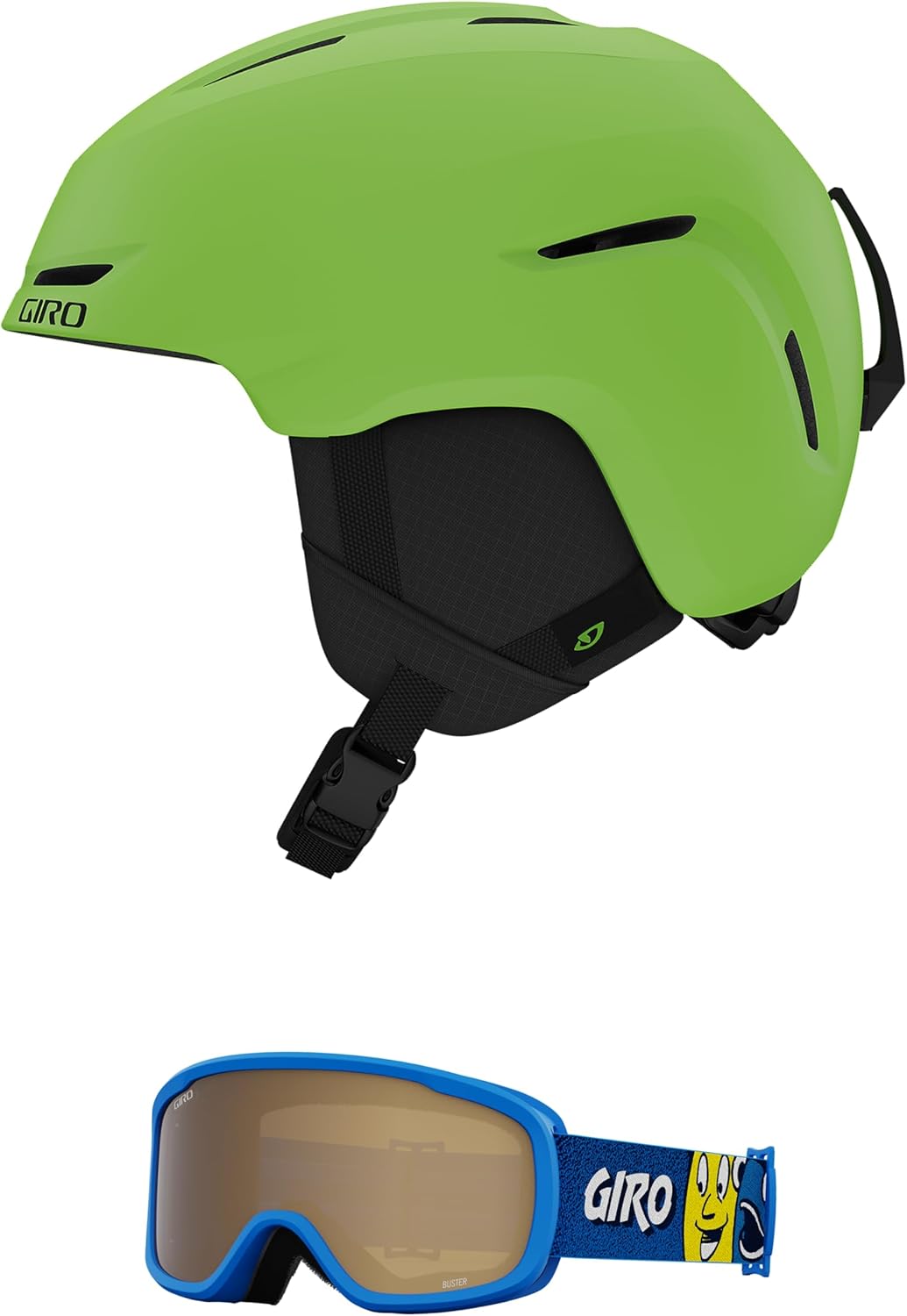 (Combo) Matte Bright Green - Blue Faces
