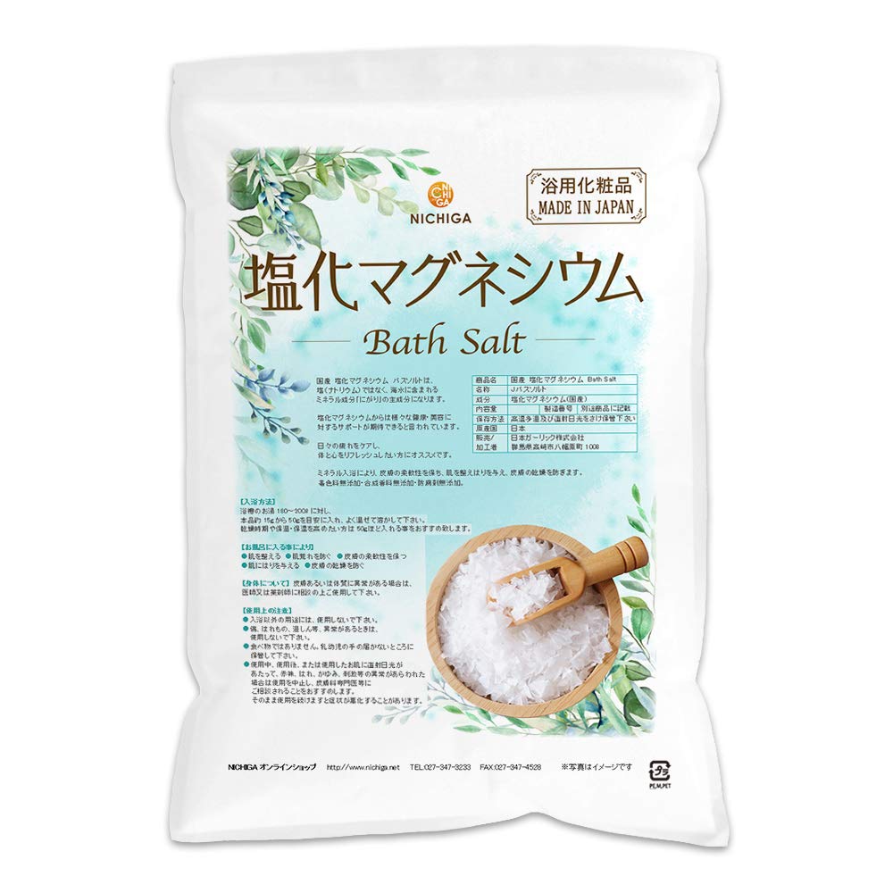 NICHIGA(ニチガ) 国産 塩化マグネシウム Bath Salt 3.5ｋｇ…